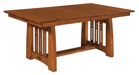 Jamestown Trestle Table | Amish Solid Wood Tables | Kvadro Furniture