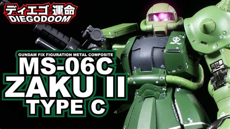 Gundam Fix Figuration Metal Composite Ms Zaku Ii Type C Review Youtube