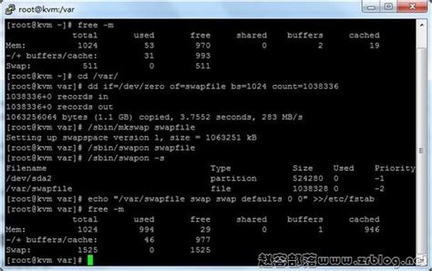 Linux Vps添加swap交换分区 赵容部落