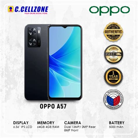 Oppo A57 4g Lte Helio G35 5000 Mah Shopee Philippines