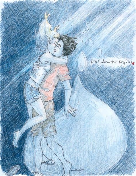 Best Underwater Kiss By Burdge Percy Jackson Drawings Percy Jackson