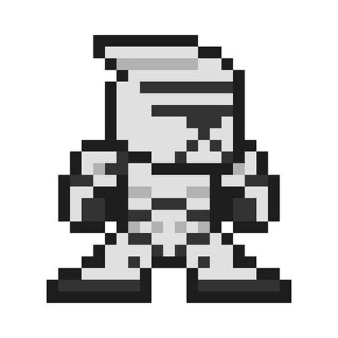 Clone Trooper Pixel Art Grid Pixel Art Games Pixel Art