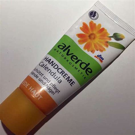 Test Handpflege Alverde Handcreme Calendula Pinkmelon