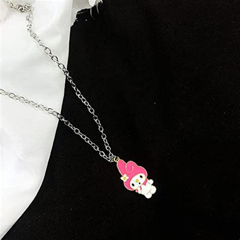 My Melody And Kuromi Necklaces Kawaii Necklaces Fast Etsy