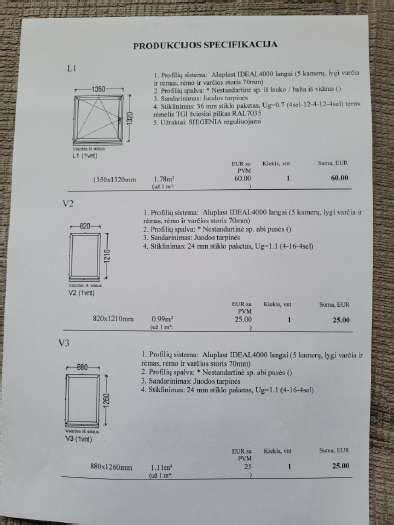 Parduodu Pvc Langus Skelbiu Lt