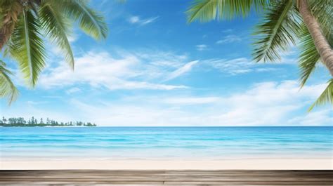 Premium Photo Aerial View Of Beach PowerPoint Background