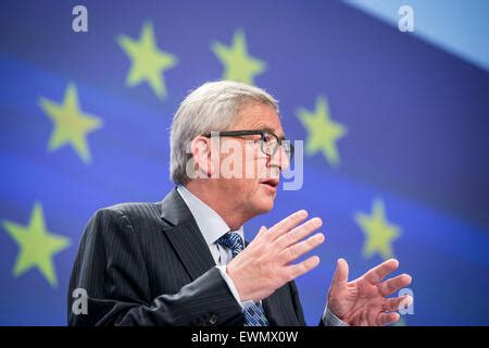 Br Ssel Bxl Belgien Juni Jean Claude Juncker Der