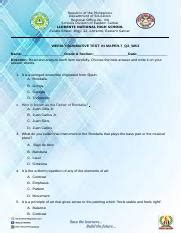 Q2 WK3 SBM Format Docx Republic Of The Philippines Department Of