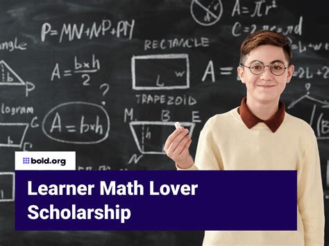 Learner Math Lover Scholarship | Bold.org