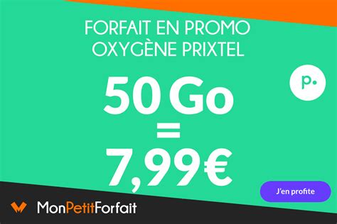 Le forfait mobile Oxygène de Prixtel écolo pour 8