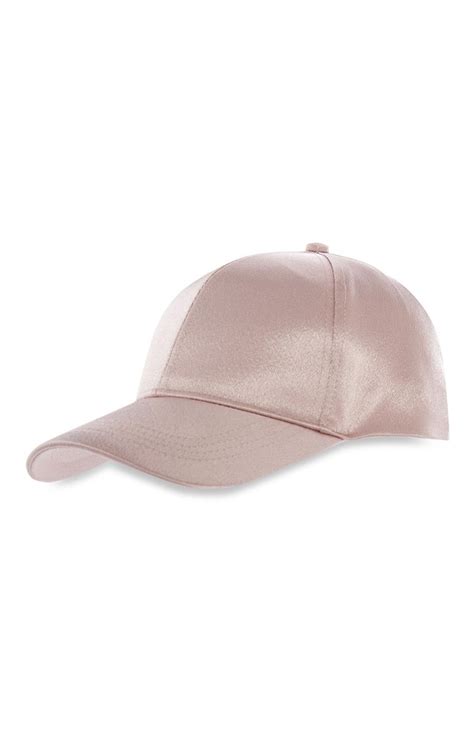 Pink Satin Cap Pink Satin Pink Primark