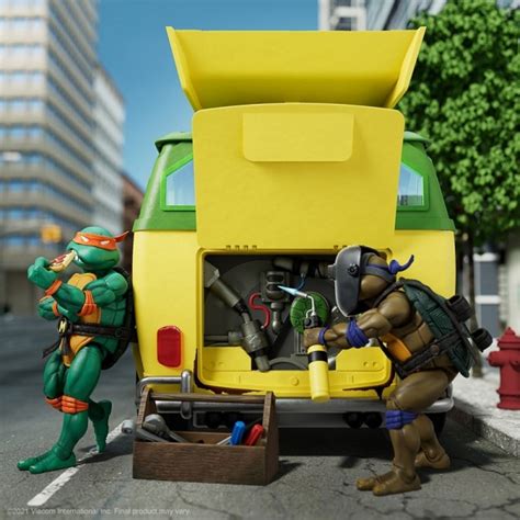 Party Wagon 7 Inch Scale Teenage Mutant Ninja Turtles Ultimates Super7