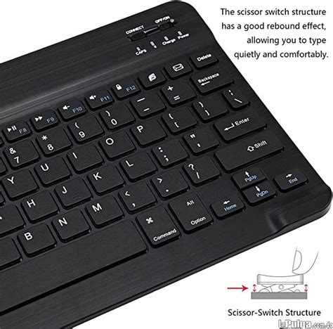 Combo De Teclado Y Mouse Bluetooth Ultradelgado Recargable Port Til I