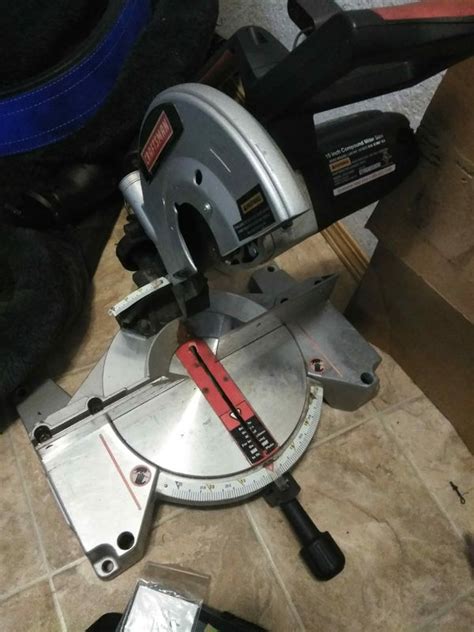 Craftsman 10 Inch Compound Miter Saw W Laser Trac For Sale In Lake Oswego Or Offerup