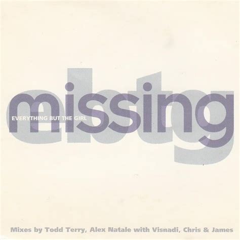 Everything But The Girl – Missing (Todd Terry club mix) (Blanco/Eternal ...