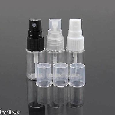 10ml ATOMISER ATOMIZER SPRAY BOTTLE PERFUME AFTERSHAVE REFILLABLE