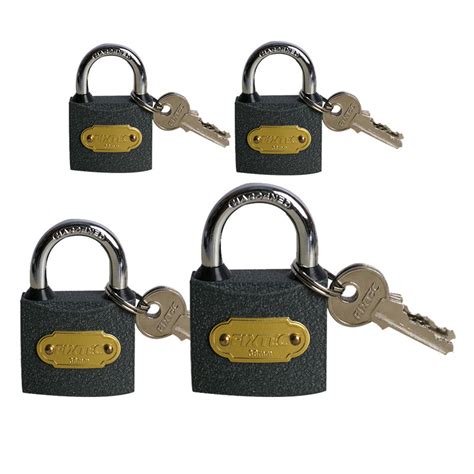 Fixtec Copper Padlock 32mm 38mm 50mm 63mm Single Open Iron Brass Pad