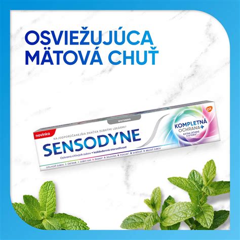 Benefitov Novej Zubnej Pasty Sensodyne Kompletn Ochrana Whitening