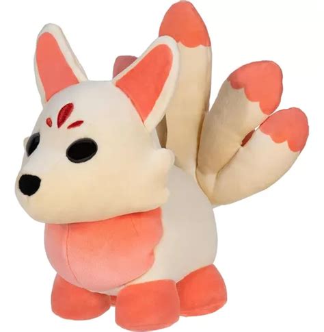 Jazwares Adopt Me Peluche 20cm Kitsune Zorro Roblox Muñeco Color Crema