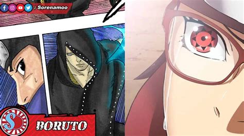 Boruto Two Blue Vortex Mangekyou Sharingan Sarada Uchiha Dan