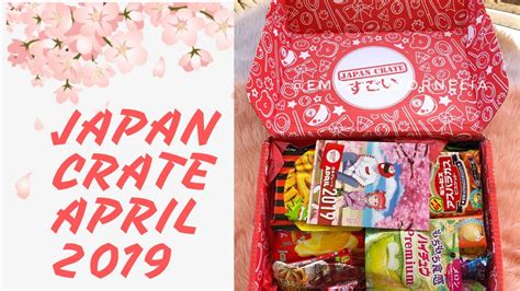 Japan Crate April 2019 Premium Box Unboxing Japanese Treats Japan