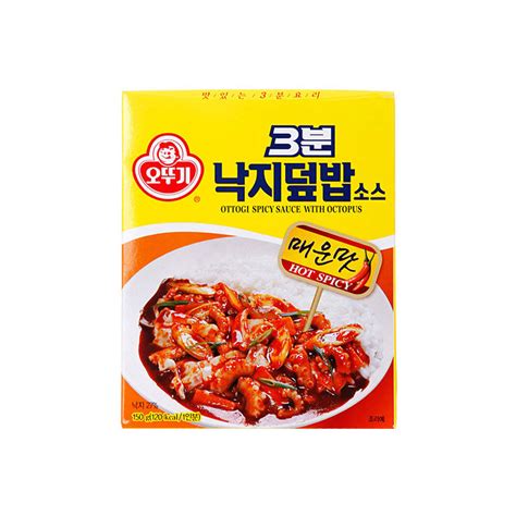 3min Octopus Spicy Sauce For Rice 24150g 3분 낙지덮밥소스 Panasiafood Wholesale