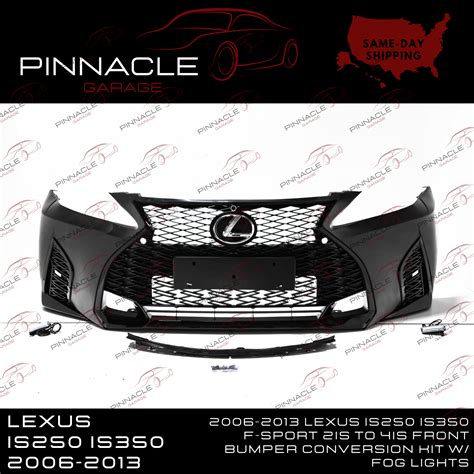 06 13 Lexus Is250 Is350 F Sport 2is To 4is Front Bumper Conversion W Fog Lights Ebay