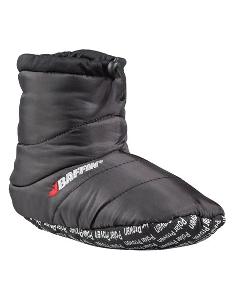 Baffin Cush Booty Black Slippers Snowleader