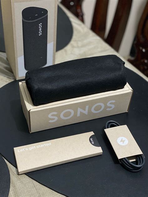 Sonos Roam SL Portable Smart Speaker With Bluetooth Wifi Shadow Black