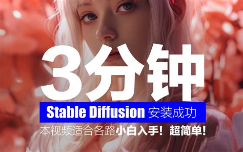 一键安装！真的是简单！sd新手安装最佳指南，手把手带你上手stable Diff 哔哩哔哩