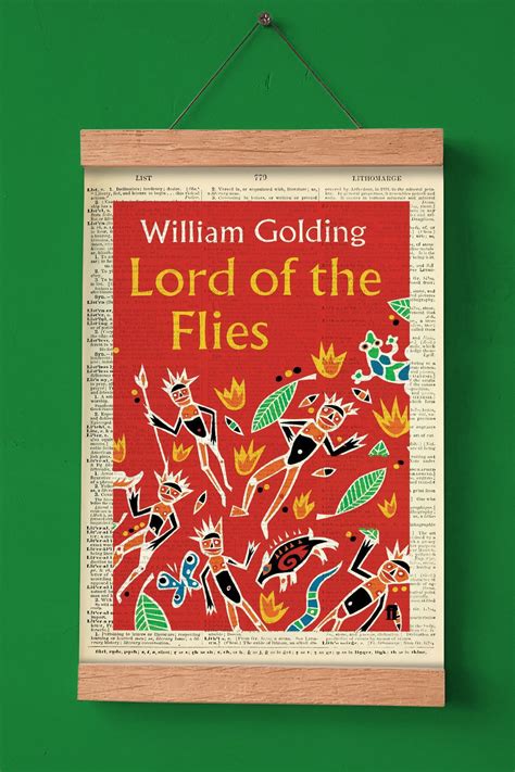 Lord of the Flies by William Golding, Printable Book Cover, Literary ...