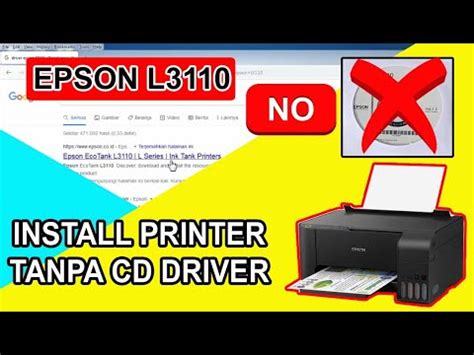 Cara Install Printer Epson L Tanpa Cd Driver Youtube