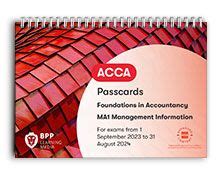 FIA MA1 Management Information Passcards 2023 24