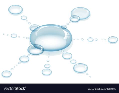 Blue water splash Royalty Free Vector Image - VectorStock