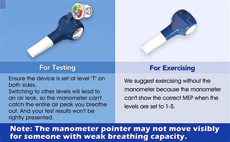 Sonmol Breathing Exercise Device With Travel Case Respiratory Muscle Trainer For Lung Strength