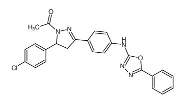 1 5 4 Clorofenil 3 4 5 Fenil 1 3 4 Oxadiazol 2 Il Amino