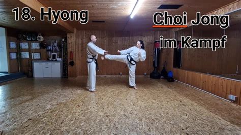 18 Hyong Taekwondo Choi Jong Im Kampf YouTube