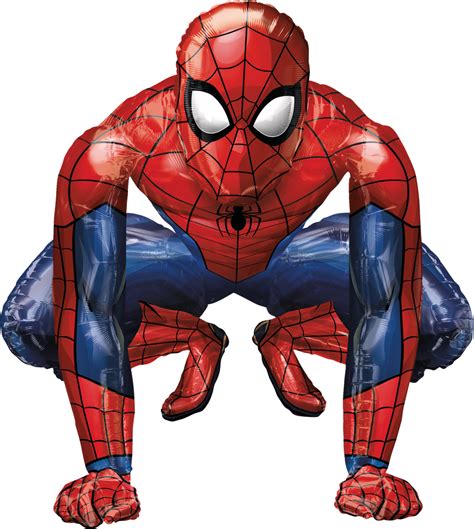 Spider Man Gliding Foil Balloon For Birthday Party Helium Inflation