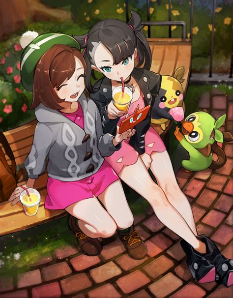 Marnie Gloria Rotom Morpeko Morpeko And 2 More Pokemon And 1 More