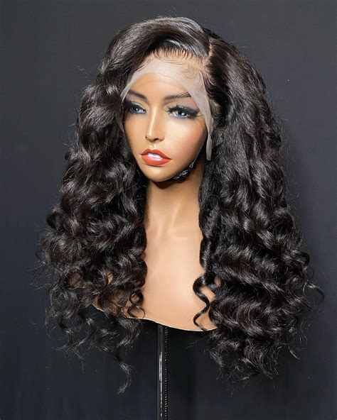 30 32 34 36 38 40 Inch Mink Brazilian Front Lace Wig 10a Grade 100