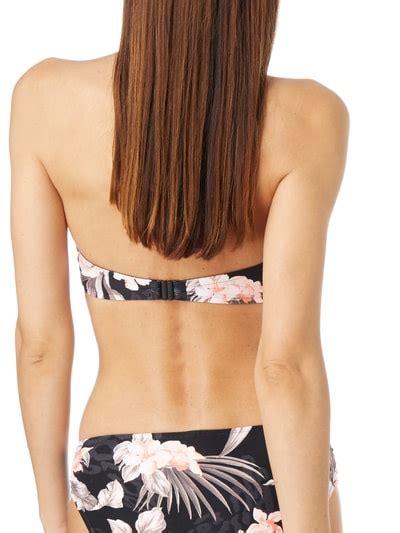 Seafolly Bikini Oberteil Mit Floralem Muster Schwarz Online Kaufen