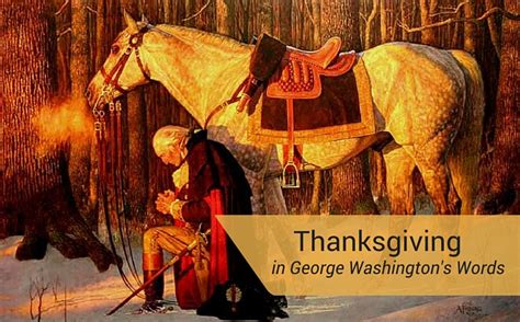 Thanksgiving in George Washington's Words - Awake to Freedom