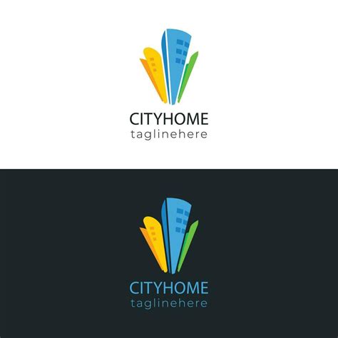 city vector logo template  vector building logo template