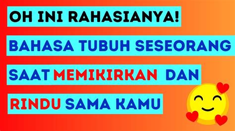 Oh Ini Rahasianya Bahasa Tubuh Sebagai Tanda Seseorang Sedang