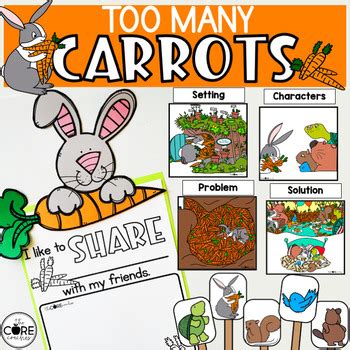 Katy Hudson Prek Read Aloud Activities Too Many Carrots A Loud