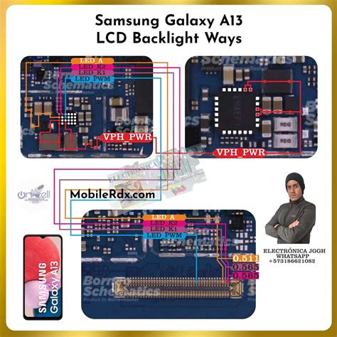 Samsung Galaxy A13 Backlight Ways Repair Display Light Problem