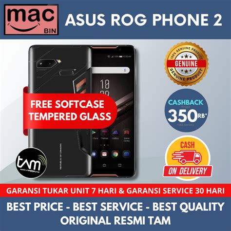 Jual ASUS ROG PHONE 2 12GB 512GB 8GB 128GB GARANSI RESMI TAM INDONESIA