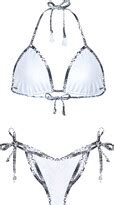 Elin Ritter Ibiza White Grey Snake Print Bikini Tamara Pia