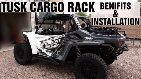 TUSK CARGO RACK ARCTIC CAT WILDCAT XX XTR 1000 TEXTRON YouTube