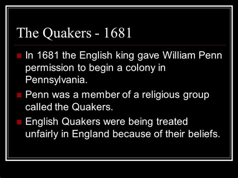 Colonial Quakers Beliefs